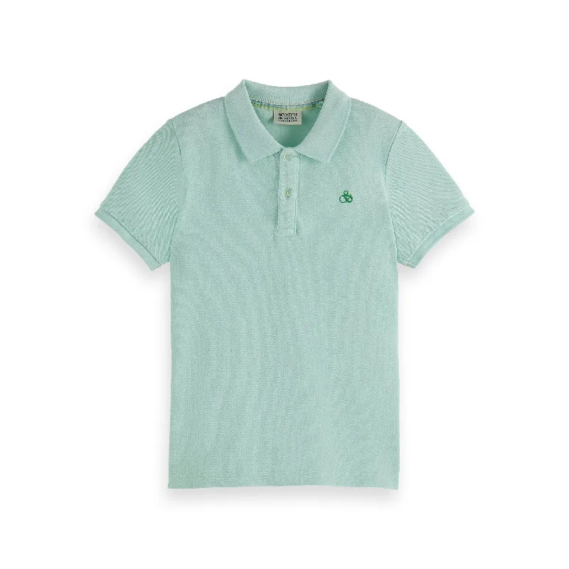 - ​​Pet toys under    yuanScotch Shrunk Mint Garment-Dyed Short-Sleeved Pique Polo