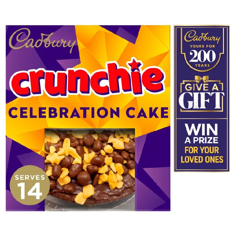 - Air box TSA certified check-inCadbury Crunchie Celebration Cake