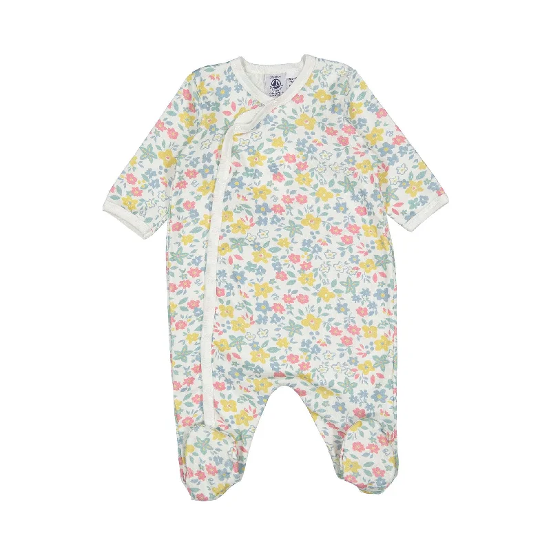 - Summer pet ice matPetit Bateau Side Snap Multi Floral Footie