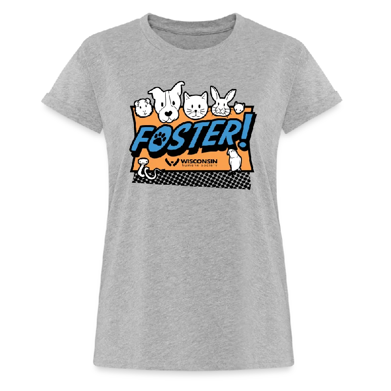 - Car dog seat beltFoster Logo Contoured Relaxed Fit T-Shirt