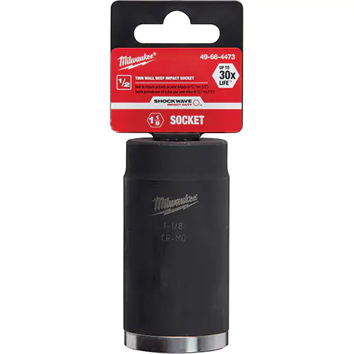 - Air box TSA certified check-inShockwave Impact Duty 1/2 In. Deep Well Socket 1-1/8 In.