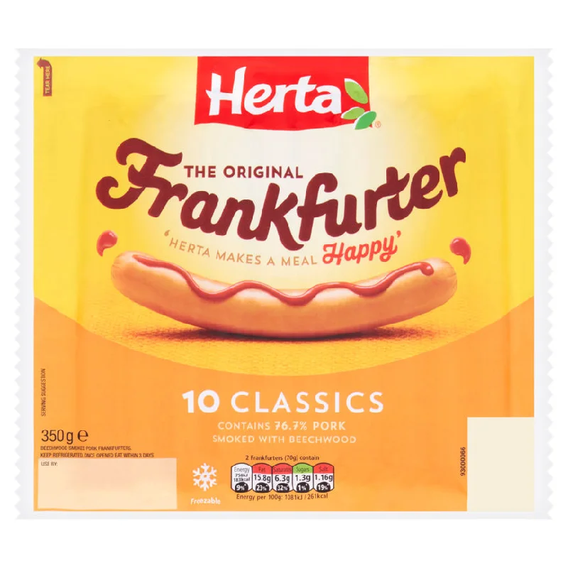 - Postoperative pet anti-licking Elizabethan collarHerta Frankfurters Hot Dogs