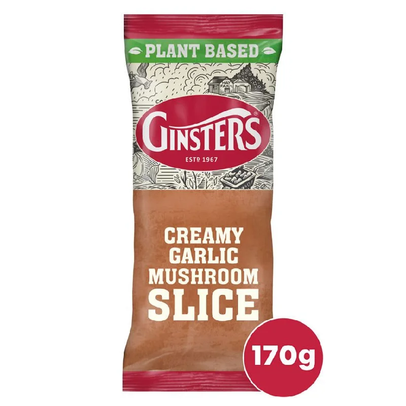 ---Ginsters Vegan Creamy Garlic Mushroom Slice