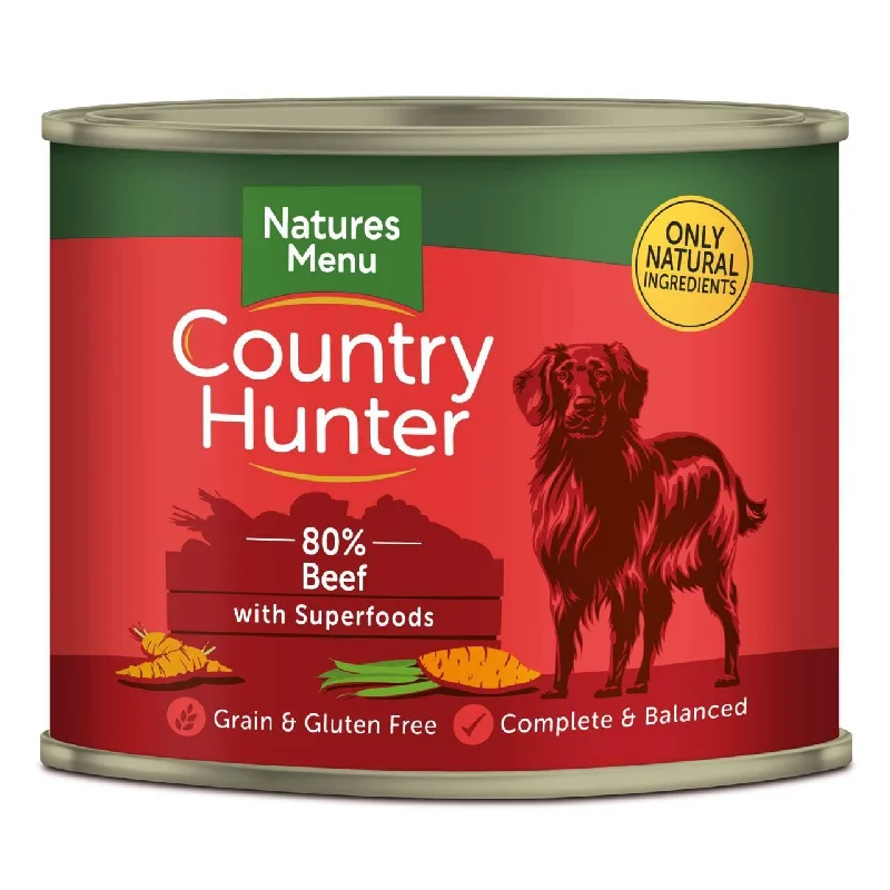 - Food for picky dogsNatures Menu Country Hunter Superfood Beef Cans 6 x 600g