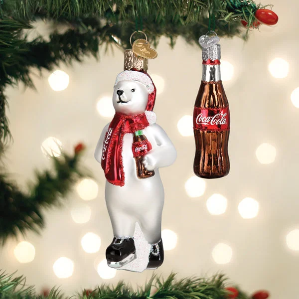 - Natural latex pet mattressCoca-Cola® Polar Bear Ornament Set