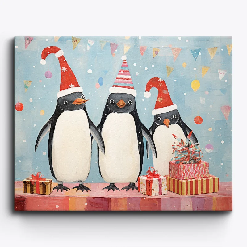 - Climbing pet constant temperature heating padVery Festive Penguins