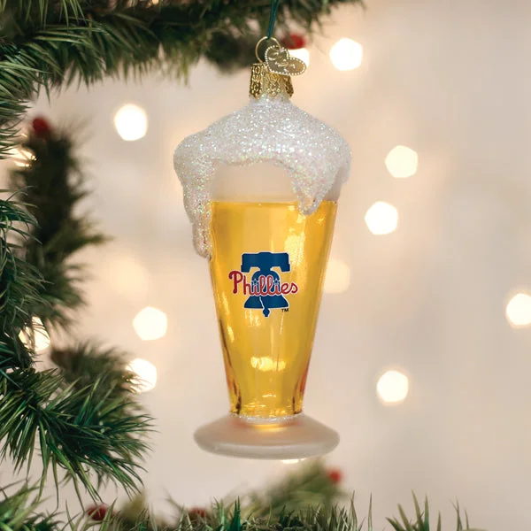 Pet ProductsPhillies Glass Of Beer Ornament