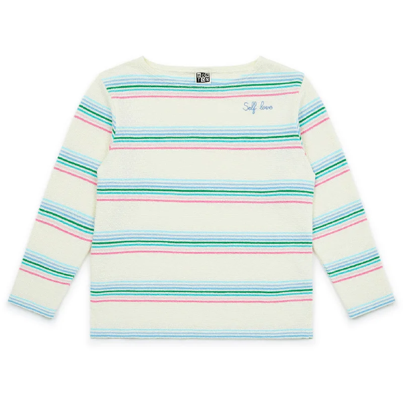 - Car dog seat beltBonton Rainbow Stripe Girl Tee