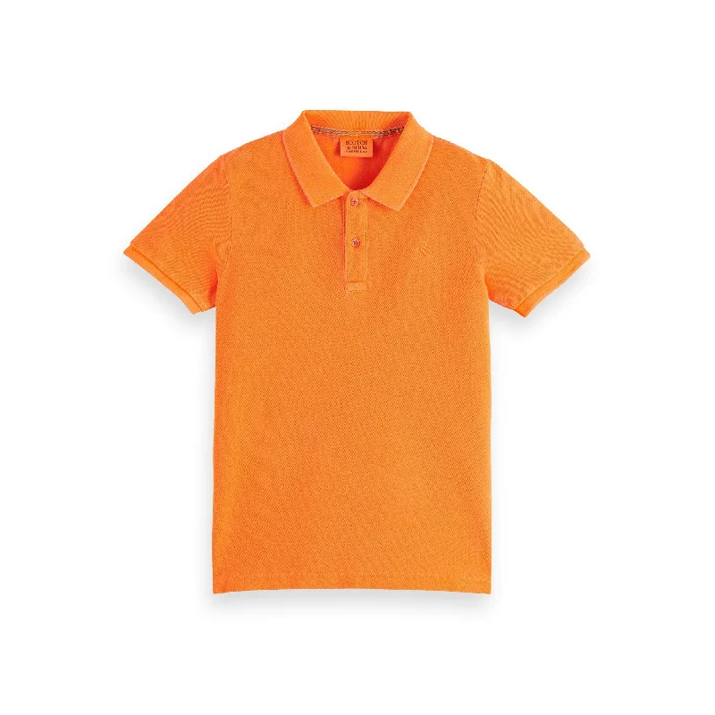 - Pet monitor with cameraScotch Shrunk Neon Peach Garment-Dyed Short-Sleeved Pique Polo