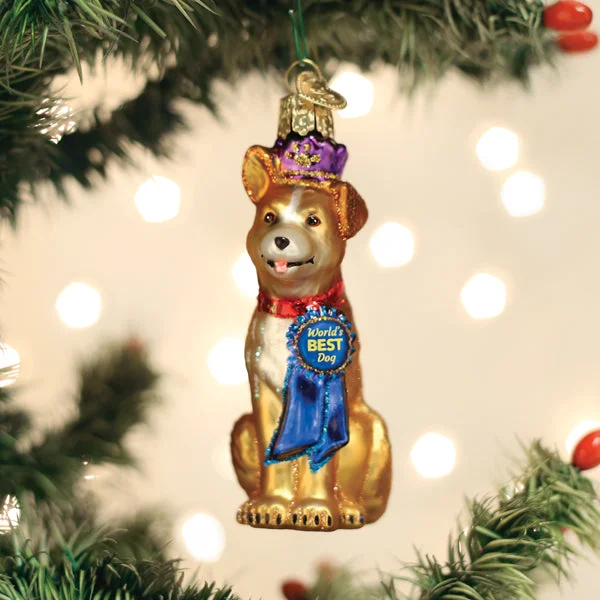 - Degradable pet feces bagWorld's Best Dog Ornament