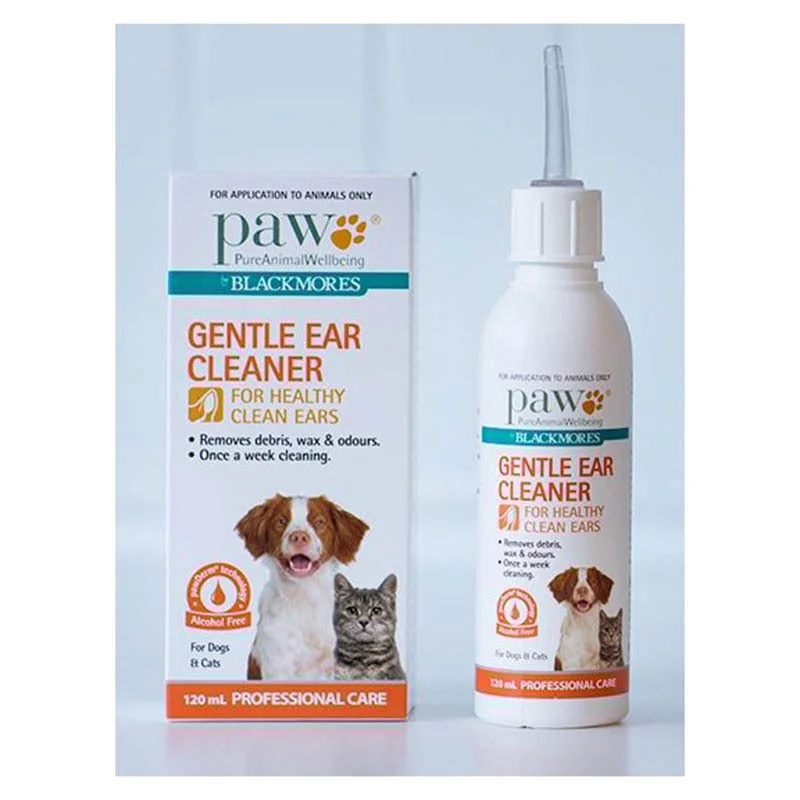 - Dog disposable foam shower gelBlackmores Paw  Gentle Ear Cleaner for Cats and Dogs 120mL