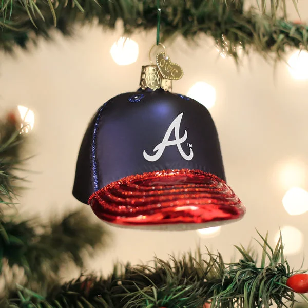 ---Braves Baseball Cap Ornament