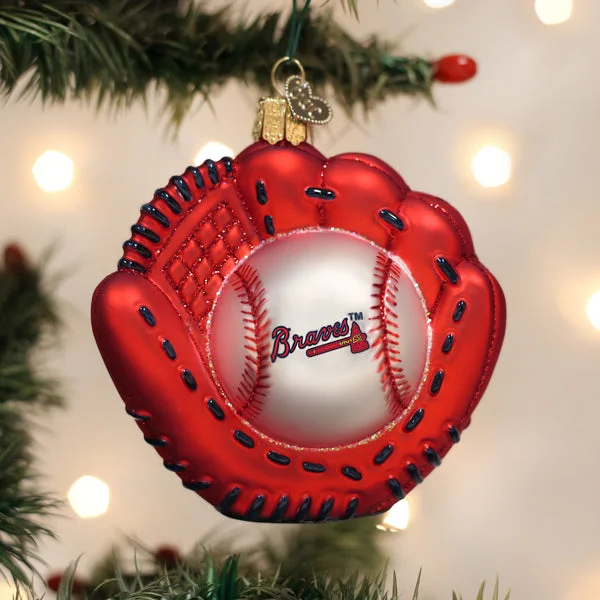 - Car dog seat beltBraves Baseball Mitt Ornament