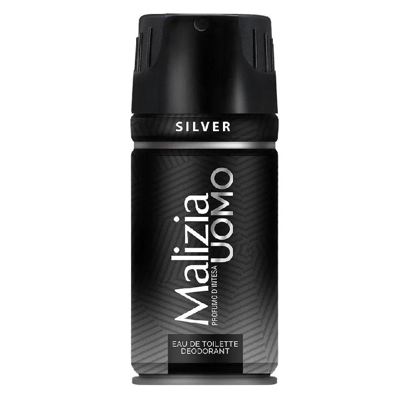 with the functions of decontamination, deodorization, and nourishment.Malizia Uomo Deodorant Silver 150 ml