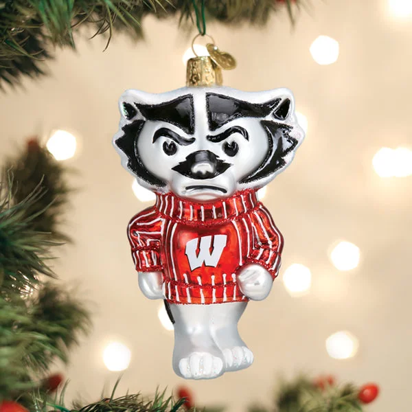 - Pet tear stain cleaning wipesWisconsin Bucky Ornament