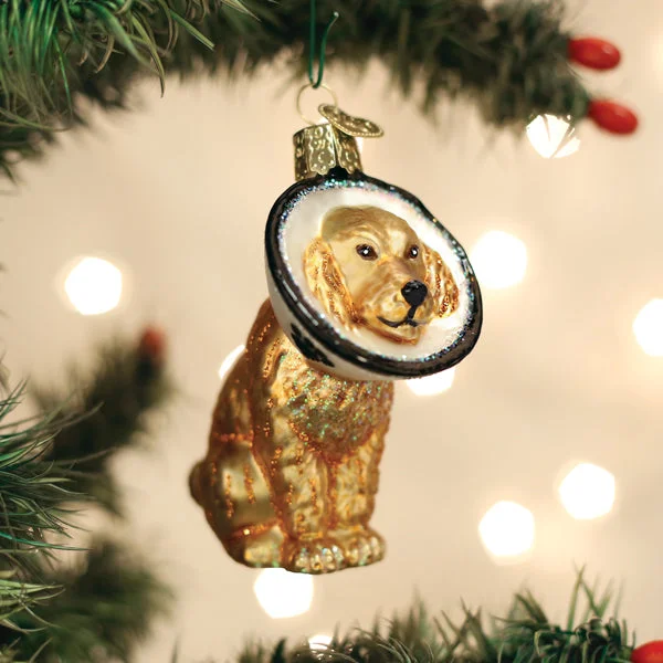 - ​​Christmas pet Christmas clothingCone Of Shame Dog Ornament