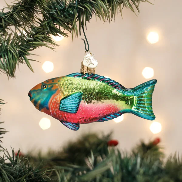 - Pregnant cat delivery room warming boxParrotfish Ornament