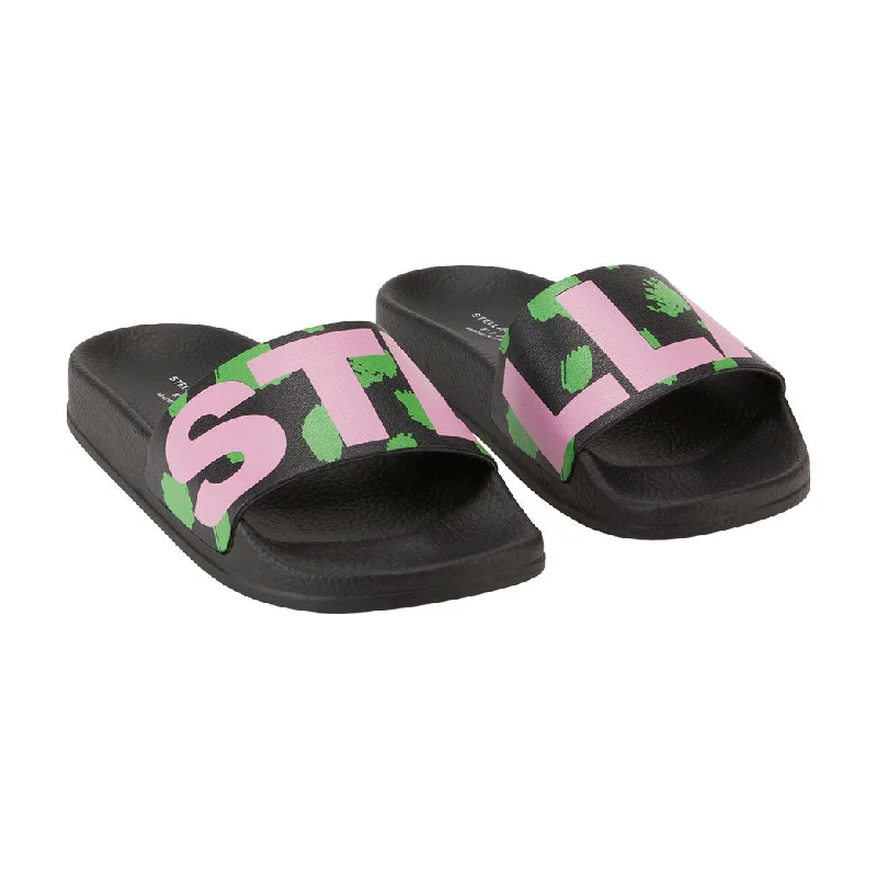 - Winter warm clothes for short-haired dogsStella McCartney Black Camo Print Sliders