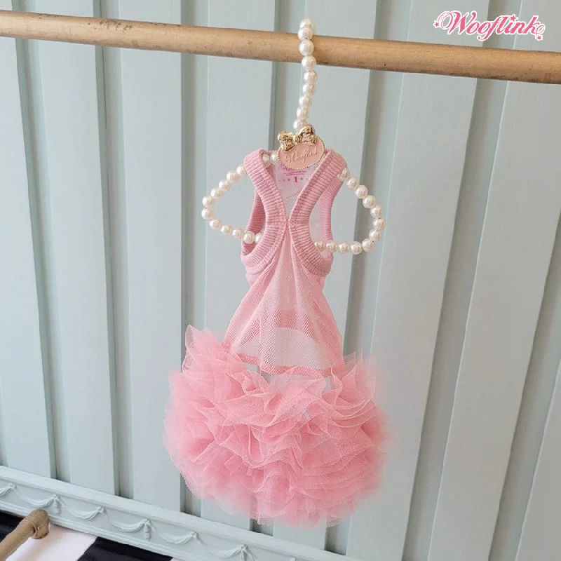 Classification by pet type:Wooflink Baby Tulle Dress in Pink